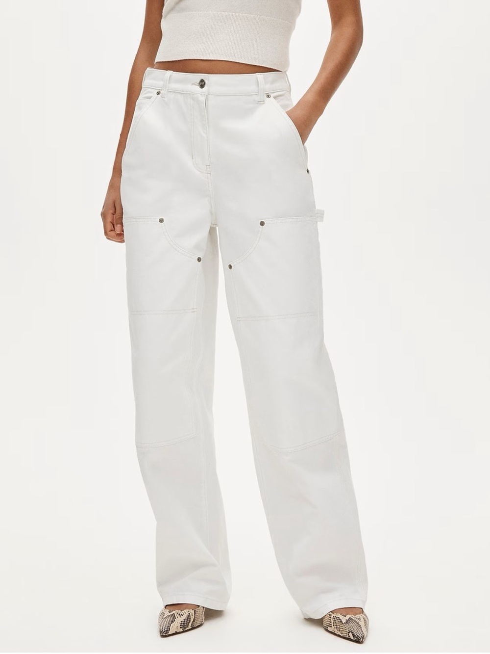 J. Crew Wide-Leg Carpenter Pants